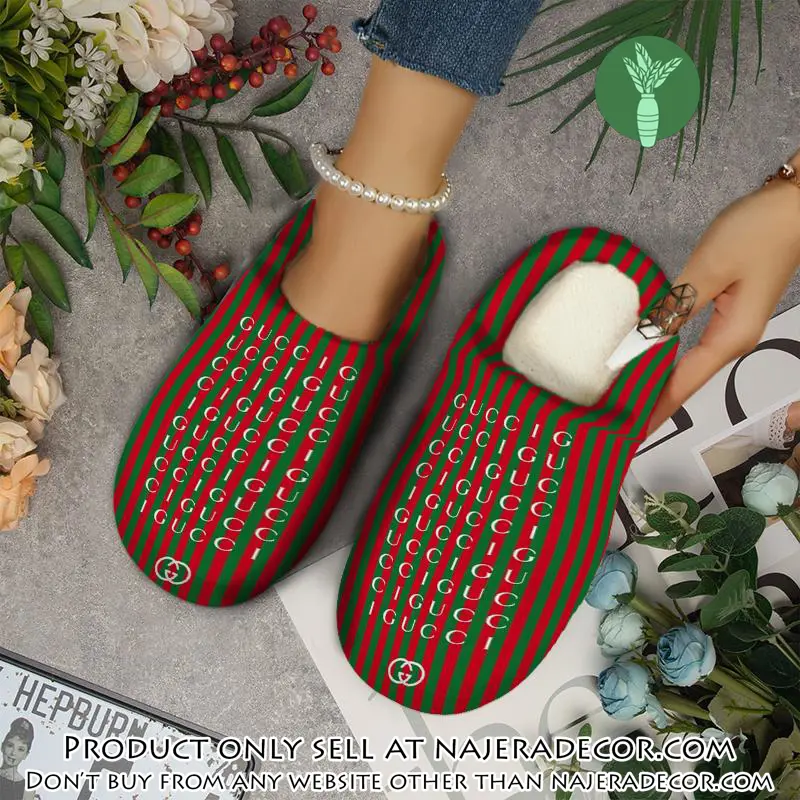 Gucci fleece slippers luxury inhouse slippers ihs1014 njr3411846